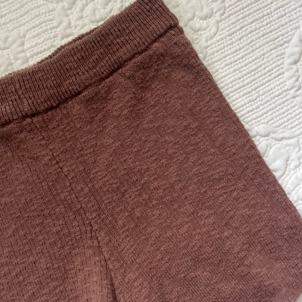 Brown Shorts Sweater Set Size Small - Picture 5 of 6